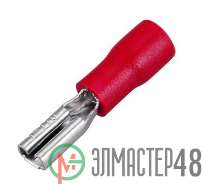 Клемма плоская изол. (гнездо) (VF 1.25-110(8)) REXANT 08-0411