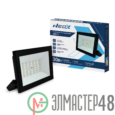 Прожектор светодиодный ДДО-8 30Вт 230В 6500К 3150лм 105лм/Вт IP65 NEOX 4690612034003