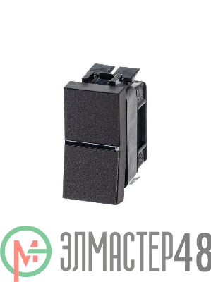 Механизм переключателя 1-кл. с клавишей 1мод. Zenit антрацит ABB 2CLA210200N1801