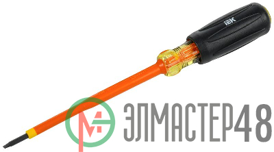 Отвертка диэлектрическая SL3.0х100 Т3 ARMA2L 5 IEK A2L5-SC30-T3-SL-30-100