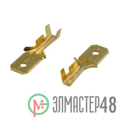 Клемма плоская (штекер-6.3мм) 1-1.5кв.мм (DJ617-6.3B) Rexant 08-0913