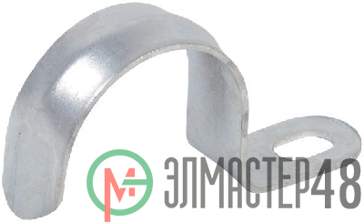 Скоба крепежная однолапковая d38-40мм метал. IEK CMAT10-38-100