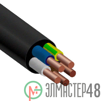 Кабель ВВГнг(А)-LS 5х2.5 ОК (N PE) 0.66кВ (м) Энергокабель ЭК000013028