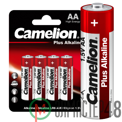 Элемент питания алкалиновый LR LR6 BL-4 (блист.4шт) Camelion 7370