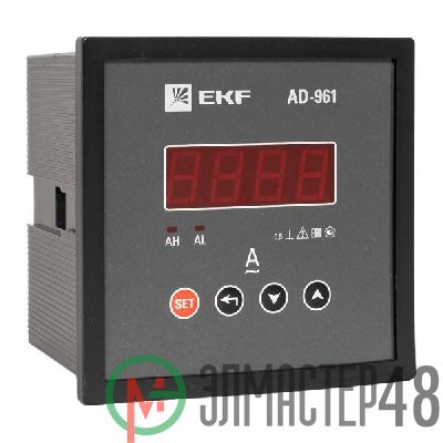 Амперметр цифровой AD-961 1ф на панель 96х96 EKF ad-961