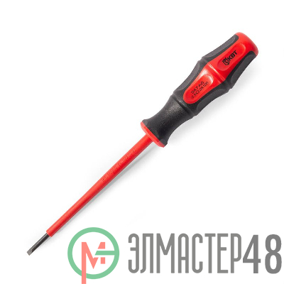 Отвертка диэлектрическая "Профи" 3.0х100 шлиц КВТ 78608