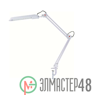 Светильник KD-008С настол. струбцина 230В 11Вт КЛЛ 2G7 бел. Camelion 6168