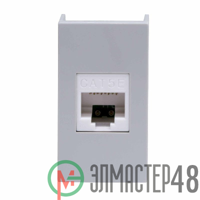 Розетка компьютерная 1-м 1мод. Viva RJ45 кат.5E сер. DKC 45138