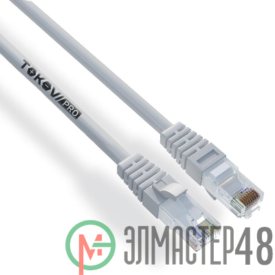 Патч-корд кат.5Е U/UTP 24 AWG PVC 5м TOKOV PRO TOKOV Eletrcic TKP-PC06-5EU-CUPVC-5M