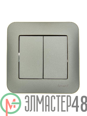 Выключатель 2-кл. 1п СП ASTI 10А IP20 в сборе платина. LEZARD 7081-3535-101