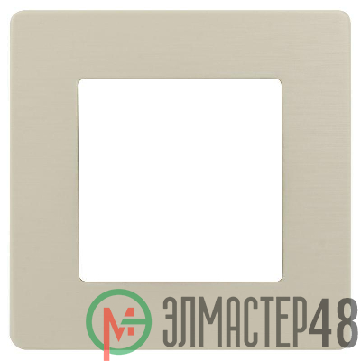 Рамка 1-м 12-5101-02 сатин сл. кость Эра Б0052500