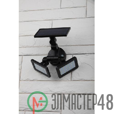 Светильник садовый фасадный ERAFS020-41 2х24LED 180лм с двумя световыми панелями солнечная батарея ЭРА Б0044489