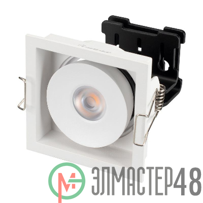 Светильник светодиодный CL-SIMPLE-S80x80-9W Warm3000 WH 45 deg IP20 металл Arlight 026874