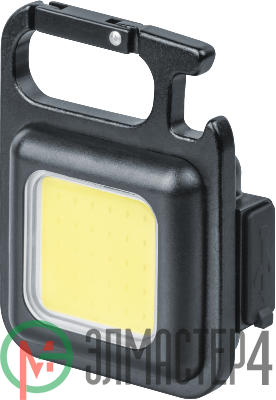 Фонарь-брелок 93 820 NPT-KC09-ACCU 1COB 5Вт li-pol 0.4А.ч алюм. NAVIGATOR 93820