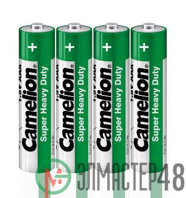 Элемент питания солевой R R03 (шринка 4шт) Camelion 1659
