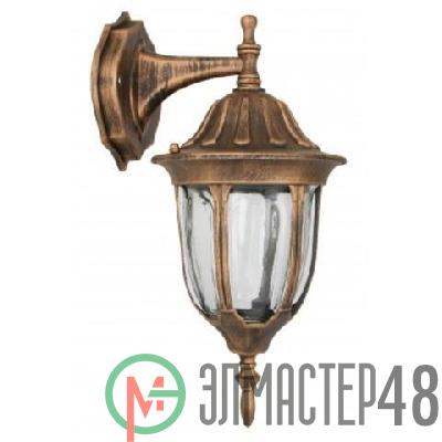 Светильник 4502 (НБУ 60Вт) 60Вт E27 IP43 улично-садовый бронза Camelion 10530