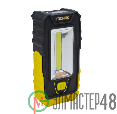 Фонарь 5Вт СОВ 3LED клипса для крепл. магнит поворотная подставка 3хААА КОСМОС KocAu6006COB