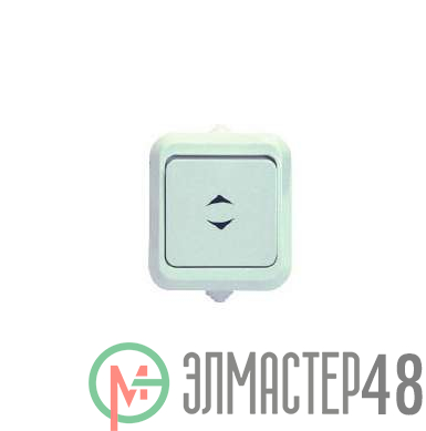 Выключатель проходной 1-кл. ОП 10А IP44 п/герм. бел. Makel 18303