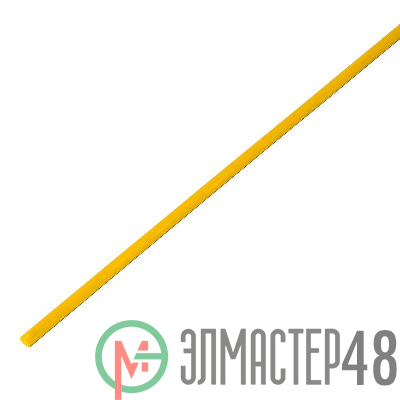 Трубка термоусадочная 3.0/1.5 1м жел. Rexant 20-3002