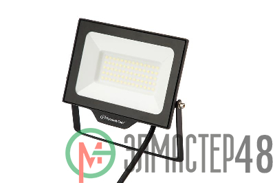 Прожектор светодиодный СДО FL 10 C 50W VW 865 BK CL 192х148х28мм 50Вт 6500К IP65 уличный черн. Русский Свет 15081023055