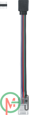 Коннектор для гибкого соединения RGBW СД ленты 93 292 NLSC-RGBW10mm-PCRGBW-W-PC-IP20 (уп.5шт) NAVIGATOR 93292