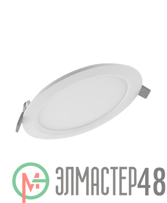 Светильник светодиодный Downlight SLIM ROUND тонкий ДВО 24Вт 3000К 1728Лм IP20 ECO CLASS бел. LEDVANCE 4058075154421