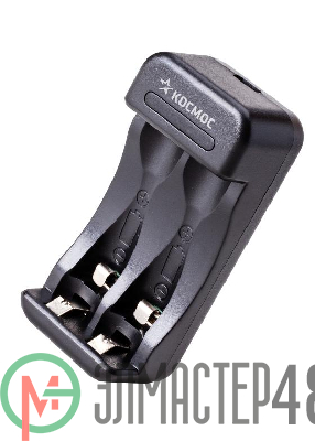 Зарядное устройство автоматическое для аккумуляторных батареек AA; AAA KOC901USB 2 слота КОСМОС KOC901USB