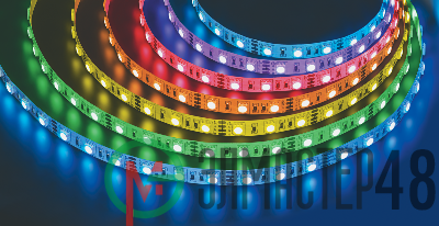 Лента светодиодная 71 446 NLS-5050RGB60-14.4-IP20-12V-Pro R5 14.4Вт/м (уп.5м) Navigator 71446