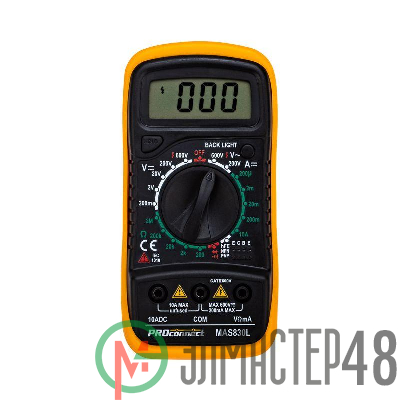 Мультиметр универсальный MAS830L(DT850L) PROCONNECT 13-3021