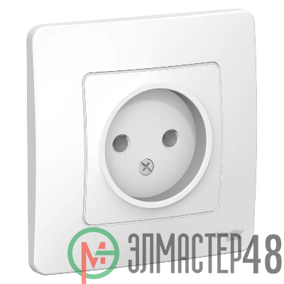 Розетка 1-м СП BLANCA 16А 250В без шторок без заземл. бел. SchE BLNRS000011