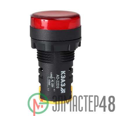 Лампа AD22DS(LED) матрица 22мм 24В AC/DC крас. КЭАЗ 303939