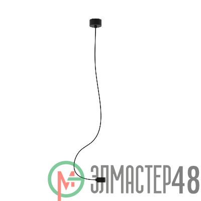 Чаша потолочная с питанием ART-APRIORI-CANOPY-SIDE-L1500-POWER (BK) IP20 металл Arlight 039642