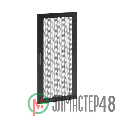 Дверь одностворчатая для IT-CQE 2200х800 перфорир. RAL9005 DKC RBITCPMS2280