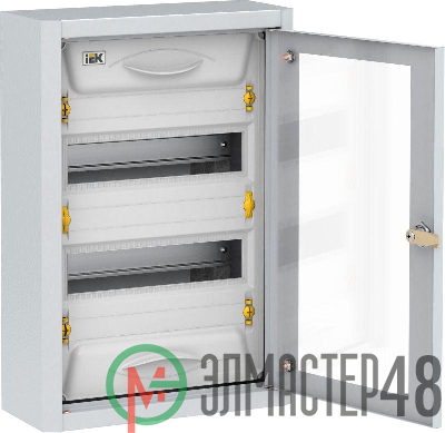 Корпус металлический ЩРн-24 УХЛ3 IP31 прозр. дверь TITAN 5 IEK MKM16-N-024-31-Z-U