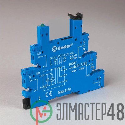 Розетка с винт. клеммами для реле 34 серии 24В FINDER 93017024