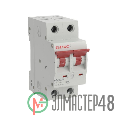 Выключатель автоматический модульный 2п B 10А 4.5кА YON max MD63S YON MD63S-2PB10