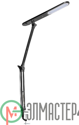 Светильник светодиодный KD-785 C02 настол. струбцина 230В 5Вт 4000К черн. Camelion 12115