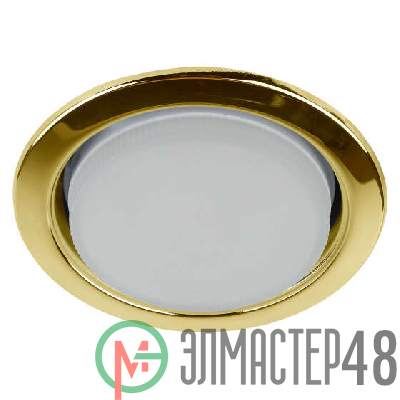 Светильник KL35 GD-10 ЭРА под лампу Gx53 13Вт 220В золото (уп.10шт) ЭРА Б0033034