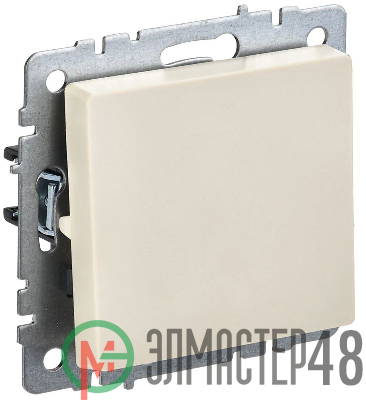 Выключатель проходной 1-кл. СП BRITE ВС10-1-6-БрКр 10А беж. IEK BR-V12-0-10-K10