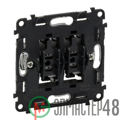 Механизм переключателя 2-кл. Valena In'matic 10А 250В безвинтовые зажимы Leg 752028