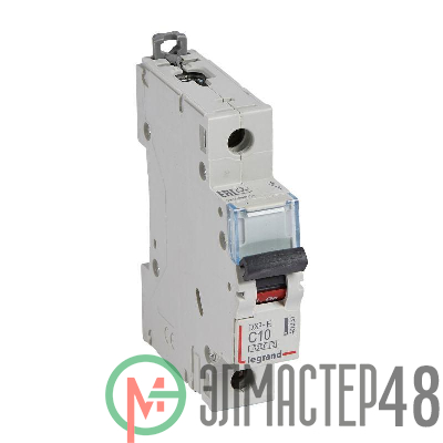 Выключатель автоматический модульный 1п C 10А 6кА DX3-E 6000 1мод. 230/400В Leg 407261