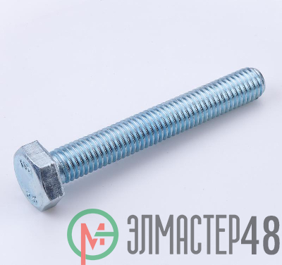 Болт М12х70 с шестигранной головкой оцинк. DIN 933 (уп.10шт) класс прочн. 8.8. пакет СТРОЙМЕТИЗ UTORM969093М1270