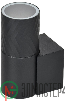 Светильник 5107 GU10 IP65 уличный настенный черн. IEK LT-UBU0-5107-GU10-1-K02