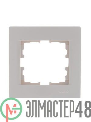 Рамка 1-м Karina горизонт. крем. LEZARD 707-0300-146