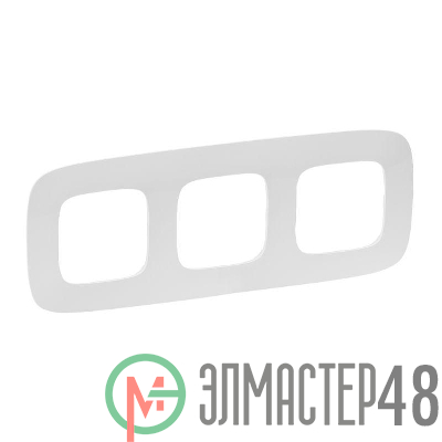 Рамка 3-м Valena Allure универсальная бел. Leg 754303