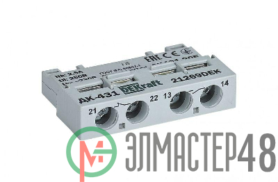 Контакт дополнительный фронтальный 1НО+1НЗ для ВА-431 SchE 21269DEK