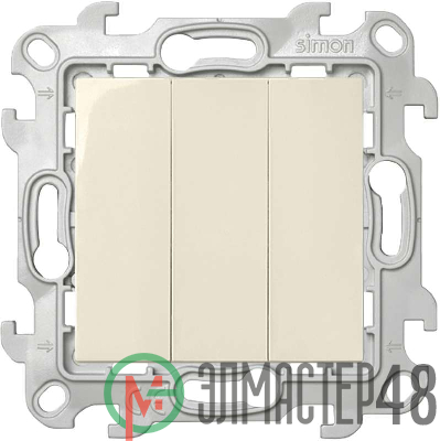 Механизм выключателя 3-кл. Simon24 сл. кость 2450391-031