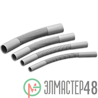 Поворот гибкий гофр. для трубы d20 Рувинил П01420