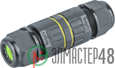 Коннектор кабельный I-образ. 82 837 NTB-I02-3P-IP68 3PIN Navigator 82837