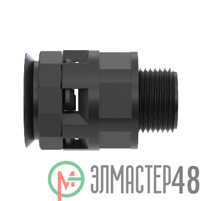 Переходник труба-коробка DN 17мм М20х1.5 полиамид черн. IP66 DKC PAM17M20N